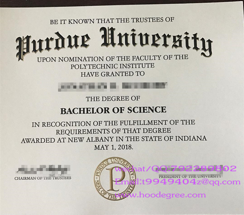 美国普渡大学本科毕业证Purdue University degree certificate