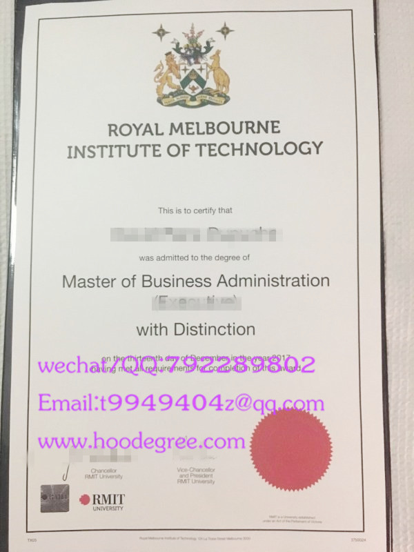 皇家墨尔本理工大学毕业证royal meibourne institue of technology degree certificate
