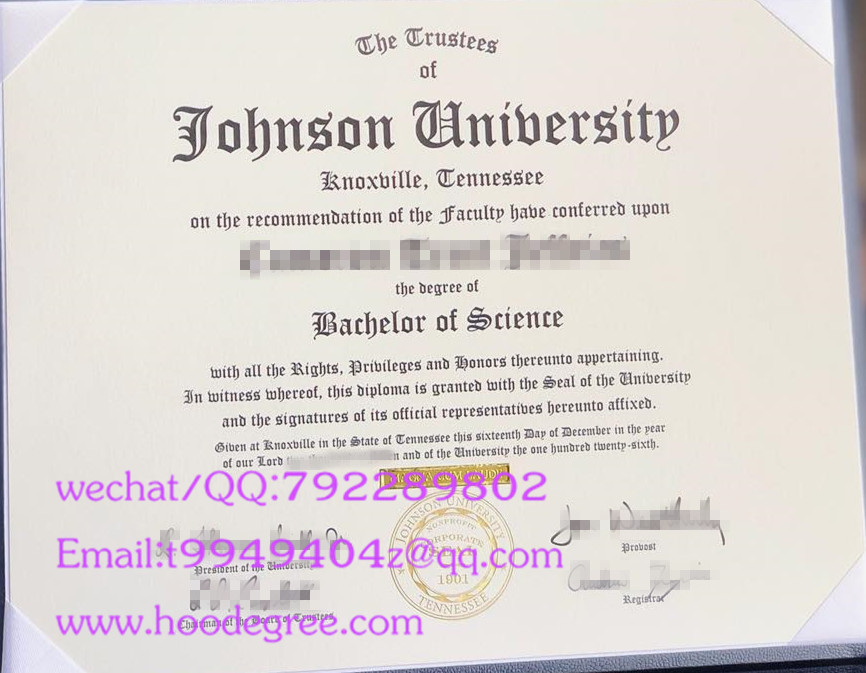 Johnson University graduation certificate约翰逊威尔士大学毕业证书