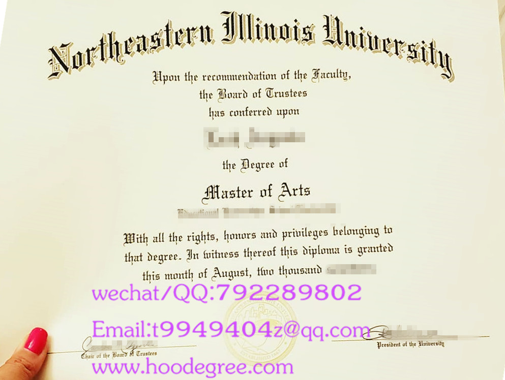 Northeastern Illinois University degree certificate东北伊利诺伊大学毕业证书