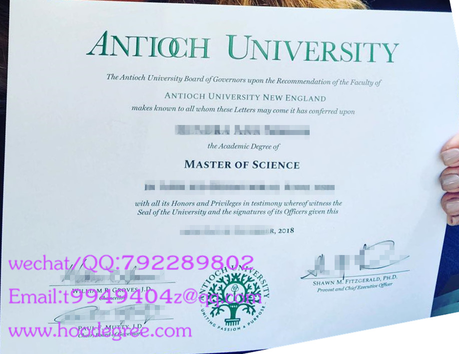 antioch university graduation certificate安提亚克大学毕业证书