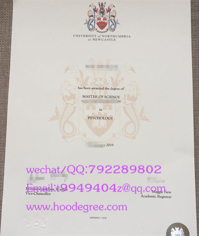 university of northumbria graduation certificate诺森比亚大学毕业证书