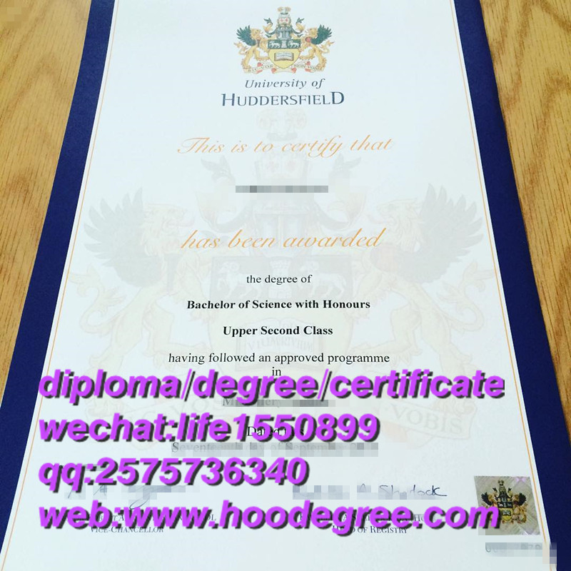 diploma from University of Huddersfield哈德斯菲尔德大学毕业证书