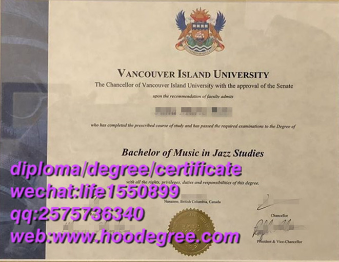 diploma of Vancouver Island University温哥华岛大学毕业证书